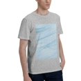 thumbnail image 2 of Bingfone Blue Marble Men'S Loose Fit Short-Sleeve Pocket T-Shirt, 2 of 7
