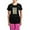 With Pink Pant, variant on CafePress - I'll Be Fitnees Whole Pizza In My Mouth Pajamas - Women's Short Sleeve Print T-Shirt and Pants Dark Cotton Pajama Set