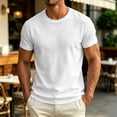 thumbnail image 2 of yillto Men Big and Tall Tshirts Breathable Lightweight Summer V Neck Short Sleeve Workout Athletic Tee, 2 of 5
