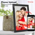 Feelcare 16GB Wifi Digital Picture Frame 10.1 inch Share Moments