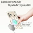 thumbnail image 5 of For iPhone 17 Pro Max Case with Strap,Fit for Magsafe,360°Rotating Stand,Anti-drop Magnetic Silicone Phone Protective Cover, 5 of 6