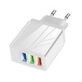 thumbnail image 2 of Daisyyozoid Wholesale 12W With LED2.4A-3USB Mobile Phone Fast Charger Travel Home Portable Charging EU, 2 of 8