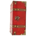 thumbnail image 5 of Coffre au Trésor Rectangulaire Vintage en Bois Coffre de Rangement pour Bijoux Performance Fiable, 5 of 5