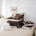 thumbnail image 4 of Erosebridal Animal Horse Bed in a Bag Full size,Western Cowboy Bed Set,Cow Print Bedding Full Size,Super Cozy Flower Bedroom Decoration,Reversible,7-Piece, 4 of 6