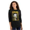thumbnail image 3 of Betty Boop Mad Drip Heart of Gold Women's Long Sleeve T Shirt Brisco Brands M, 3 of 6