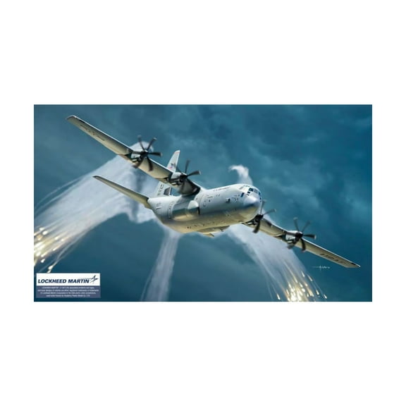 Academy 12631 C-130J-30 Super Hercules 1/144 Scale Plastic Model Kit