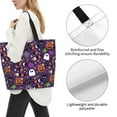 thumbnail image 3 of Honeii Halloween Sweet Candy Print Tote Bag for Women, Foldable Tote Bag Large Shoulder Bag Top Handle Handbag for Travel, Work, 3 of 8