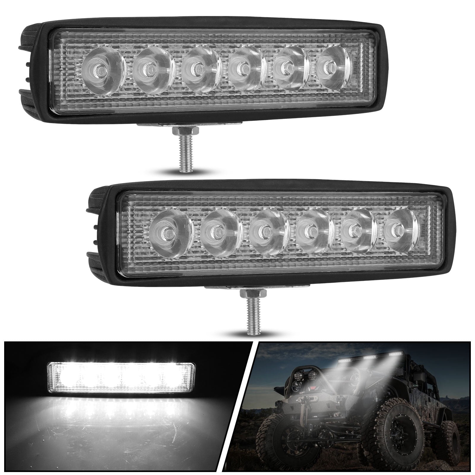 Driver side WITH install kit -Black LED 2010 Volvo XC90 Post mount spotlight 6 inch Driver side WITH install kit -Black LED 2010 Volvo XC90 Post mount spotlight 6 inch