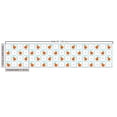 thumbnail image 3 of Ambesonne Fruit Fabric by the Yard Upholstery, Oranges Blush Blossom Flower, 3 Yards, Pale Vermilion Pale Blue, 3 of 5