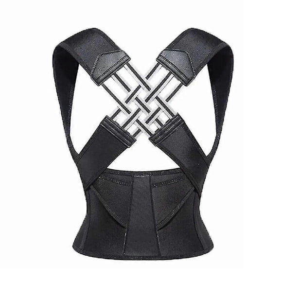 Corrector de postura, cinturón de soporte para hombros, soporte corporal para dolor de espalda lumbar, hombres y mujeres s202412242338