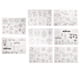 thumbnail image 1 of 8 Diseños Multi De De Los Diseños Encogen El Papel Encogible Plástico De La Película De Encogimiento Sunnimix Láminas retráctiles, 1 of 8