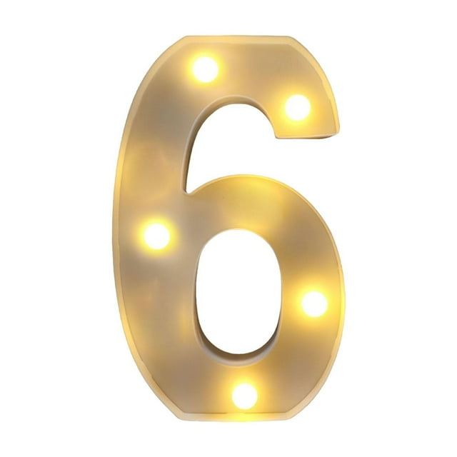 HaoXun LED Letter Lights Alphabet Lamp - ABS Plastic Marquee Letters with Built-in LED Lighting for Birthday Party Wedding Home Decorations