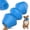 Blue, variant on Jewyow Indestructible Rubber Chew Toy for Aggressive Chewers - Beef Flavored Dog Toys for Large Breeds