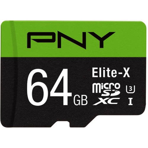 PNY 64GB EliteX microSD Memory Card