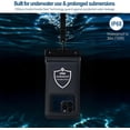thumbnail image 2 of THTGDW-Floating Waterproof Phone Pouch,Double Seal Phone Case with Lanyard Protector for iPhone 17 16 15 14 13 12 Pro Max,Kayak Cellphone Bag Beach Cruise Ship Essentials Vacation Accessories, 2 of 3
