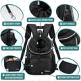 thumbnail image 4 of Mochila frontal para perros PetaMi, ajustable, negra, 6,8 kg, 4 of 7