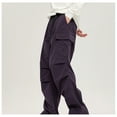 thumbnail image 2 of Men's Outdoor Pants Straight-leg Cargo Paratrooper Pants Casual Sports Pants Flat-cut Pants, 2 of 9