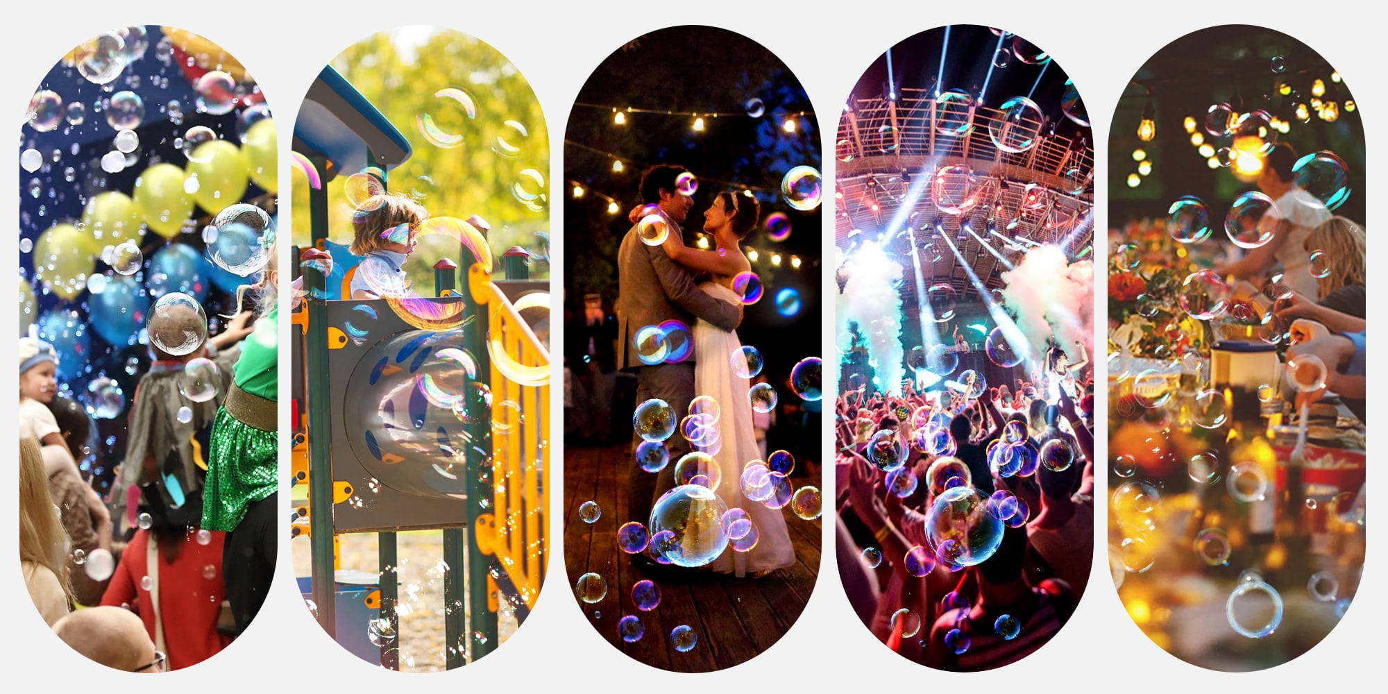 VIPQV Upgraded Bubble Machine, 15W Stage Effect Machine, Automatic Bubble Blower for Party, Wedding and Birthday