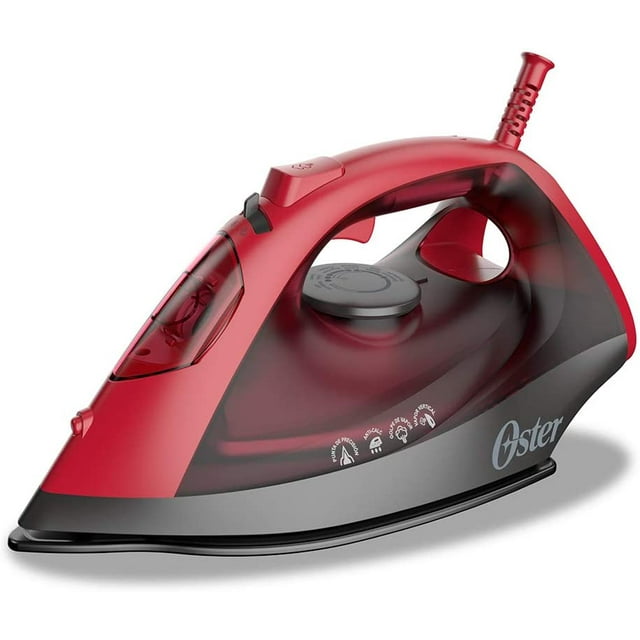 Plancha de vapor Oster suela cerámica ROJO 2115/012