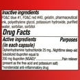thumbnail image 3 of Equate Ibuprofen PM Softgels, Solubilized Ibuprofen 200mg, Diphenhydramine HCI 25 mg, 40 Count, 3 of 7