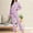 Purple, variant on Aoiroe Lounge Sets For Women Winter Pajamas Warm Pajamas For Women Womens Pajamas Set Fluffy Pajamas For Women Cozy Lounge Set Fashion Clothing Black L