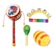 thumbnail image 4 of Juego de instrumentos musicales de percusión de madera, juguete de desarrollo de coordinación mano-ojo, juguetes musicales Montessori para fiesta, 4 U Estilo A, 4 of 9