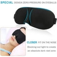 thumbnail image 4 of Adjustable 3D Contoured Eye Masks for Sleeping Light Block, Shift Work, Naps, Night Blindfold Eyeshade for Men and Women Full Night's Sleep, Soft Contoured Sleep Mask PINK, 4 of 5
