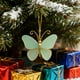 thumbnail image 5 of Seyotauo Sea Glass Christmas Ornament - Blue-Green Butterfly Shaped Pendant, Edged Sea Glass Material, Light-Catching Christmas Tree Decor, Friendship Christmas Gifts for Home Office Holiday Decor, 5 of 9