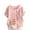 B-Pink, variant on GERsome Womens Short Sleeve Crewneck T Shirts Plus Size Floral Tops Summer Loose Fit Button Up Tee Shirts, Sizes S-5XL