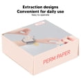 thumbnail image 4 of Hair Perm Paper, 200 Sheet Hair Perm Paper Home Salon Perm Disposable Ultrathin Hairdressing Styling Curling Breathable Perming End Wraps for Hair Perm, 4 of 9
