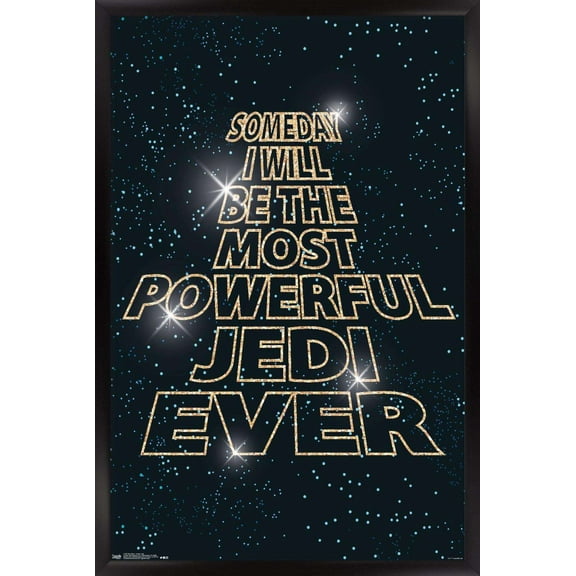 Star Wars: Saga - Future Jedi Wall Poster, 14.725" x 22.375", Framed