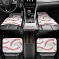 thumbnail image 2 of Junzan Baseballs for Car Floor Mats,Car Carpet Mats Car Interior Protection with Anti-Slip Backing Car Accessories Fit for SUV/Vans/Sedans/Trucks,Set of 4pcs, 2 of 7
