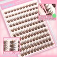 thumbnail image 5 of Cils Autocollants Grappes de Cils Bruns Sans Colle Nécessaires Cils Autocollants Réutilisation, 5 of 5