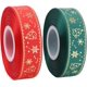thumbnail image 1 of Cinta navideña de 22 m 25 mm XCF cintas de grogrén anchas con purpurina roja y verde, 1 of 4