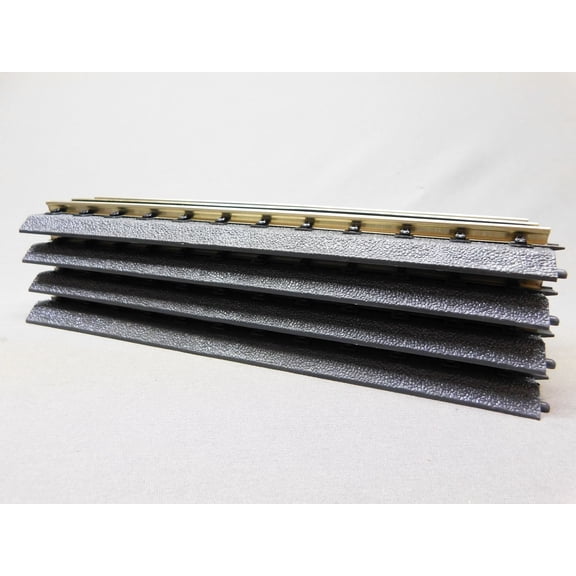 MTH REALTRAX 10" STRAIGHT TRAIN TRACK SECTION 3 Rail O Gauge 4x 40-1001-4