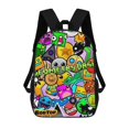 thumbnail image 1 of Geometry Dash 17 Inch Backpack Durable Rucksack Multi-Functional Daypack Knapsack, 1 of 8