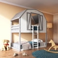 thumbnail image 3 of Child Craft Lits superposés une place Rustic Barn, 3 of 9