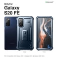 thumbnail image 3 of Dexnor pour Samsung Galaxy S20 FE 5G Étui, [Protecteur d'Écran Intégré et Support] Protection Robuste de Qualité Militaire Étui de Protection Antichoc, 3 of 6