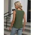 thumbnail image 4 of Womens Summer Tank Top Sleeveless Business Casual Outfits 2024 Basic Loose Dressy Work Shirt, 4 of 7