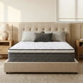 thumbnail image 2 of Beddle Cooling Hybrid Mattress, 12 Inch Twin XL Size Medium Feel Foam Mattress with Pocket Springs, Extra Edge Support, Pressure Relief, CertiPUR-US, Gray, 2 of 8