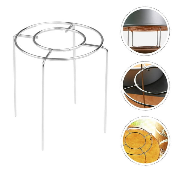 LEORX Kitchen Cooling Rack 1Pack Round Stainless Steel for Baking and Cooking Cakes
