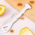 thumbnail image 6 of HWHCGZ 2 Pack Stainless Steel Orange Peeler Tool – Multi-Functional Citrus Peeler, Fruit Peeler & Peel Skin Remover for Oranges, Grapefruits,Silver, 6 of 9