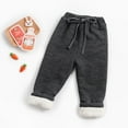 thumbnail image 2 of Toddler Pants Girl Boys Solid Loose Casual Warm For Children Winter Clothes Fall Outfits, 2 of 7