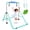 Green, variant on Triclicks Folding Gymnastics Bar for Kids, Adjustable Height Junior Training Kip Bar, Home Expandable Horizontal Gymnastic Monkey Bars Equipment
