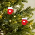 thumbnail image 1 of Decoraciones para Fiestas Navideñas, Adornos con Lazos de Lentejuelas, Adornos Colgantes para El Coche, Adornos Colgantes para El Árbol de Navidad, Adornos para El Árbol de Navidad., 1 of 6