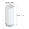 thumbnail image 2 of Unique Bargains 13mm Pool Cue Tips, Slip-On Billiard Cue Stick Tips Replacement for Pool Cues and Snooker, White Grey 50Pcs, 2 of 5