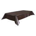 thumbnail image 1 of Almencla Table Protective Cover 7/8/9ft Leatherette Anti- Oil Portable Table Dust Brown, 1 of 8
