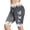 Grey, variant on Denim Shorts Women Mid Rise Distressed Summer Jean Shorts Knee Length Jean Shorts Stretch Denim Shorts with Pockets