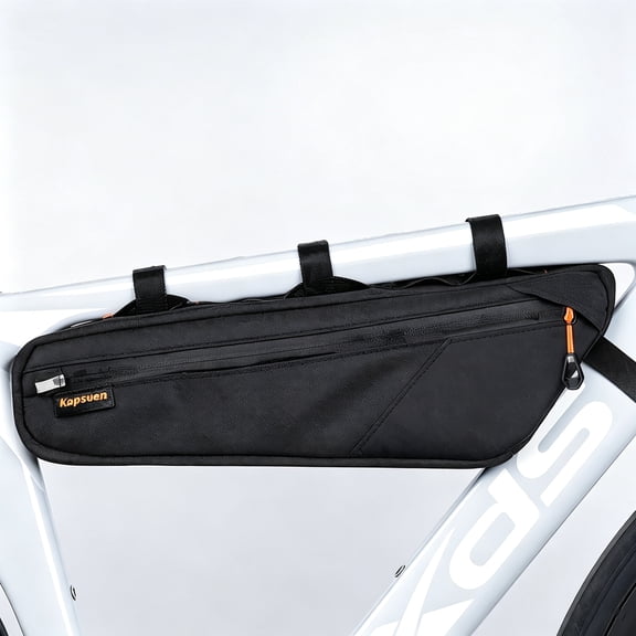Kapsuen Bike Triangle Frame Bag - 2.5L Waterproof Cycling Triangle Bag Bicycle Under Tube Storage for Gravel, Mtb, Road Bike