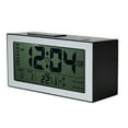 thumbnail image 2 of Exquisite DigitalElectronic Desk Table Alarm Clock Temperature Date Dispaly (Black), 2 of 6